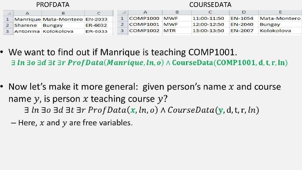  • PROFDATA COURSEDATA 
