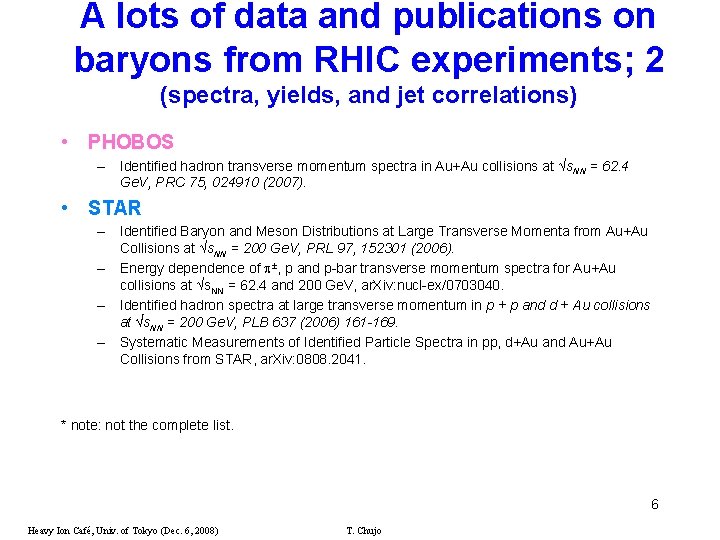 A lots of data and publications on baryons from RHIC experiments; 2 (spectra, yields,