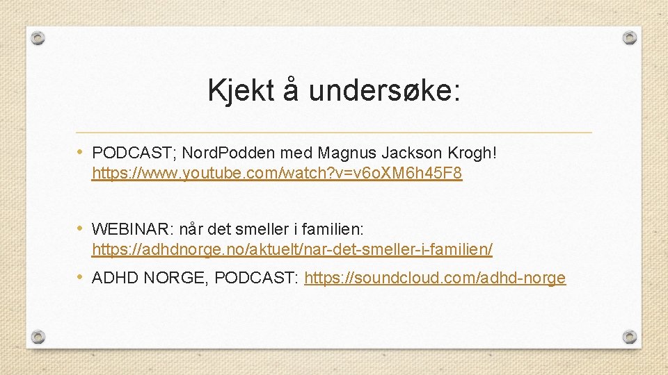 Kjekt å undersøke: • PODCAST; Nord. Podden med Magnus Jackson Krogh! https: //www. youtube.