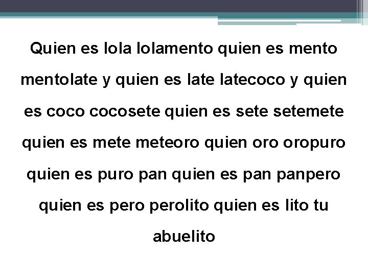 Quien es lolamento quien es mentolate y quien es latecoco y quien es cocosete