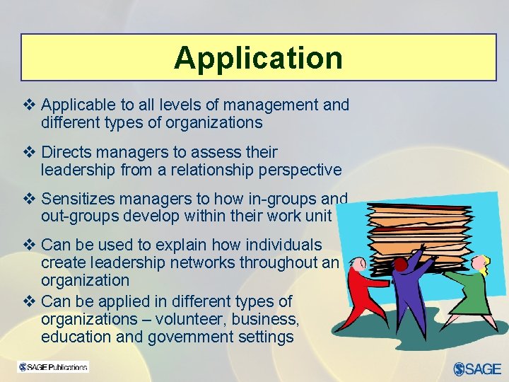 Application v Applicable to all levels of management and different types of organizations v