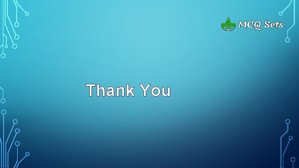 Thank You 