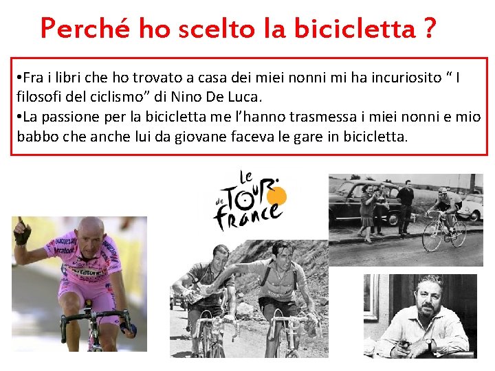 Perché ho scelto la bicicletta ? • Fra i libri che ho trovato a