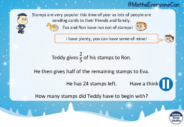 Stamps are very popular this time of year as lots of people are sending