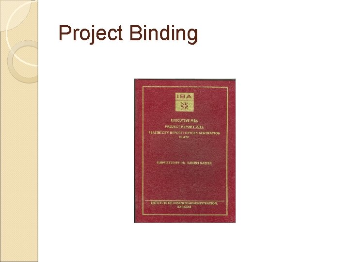 Project Binding 