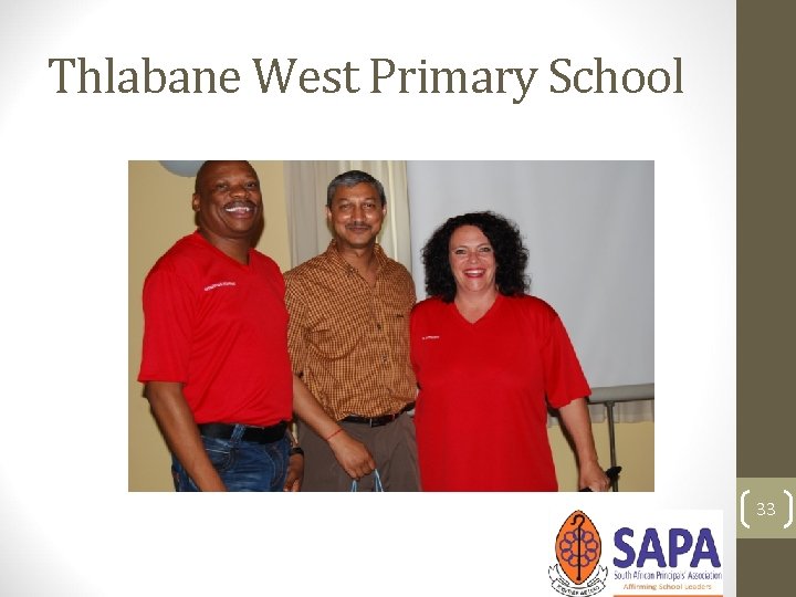 Thlabane West Primary School 33 