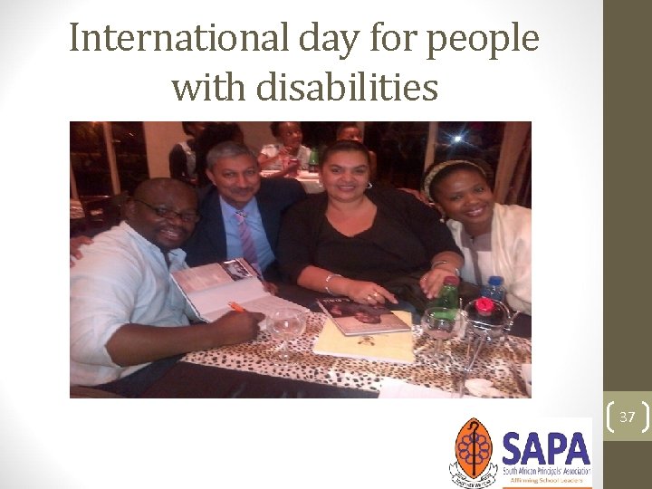 International day for people with disabilities 37 