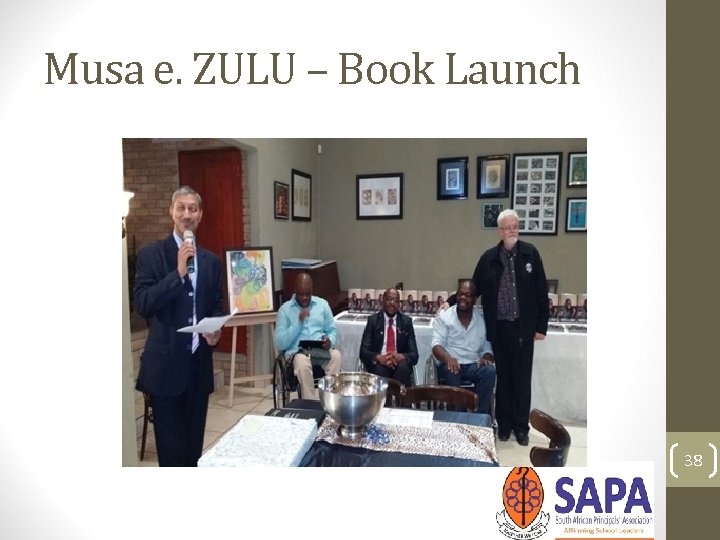 Musa e. ZULU – Book Launch 38 