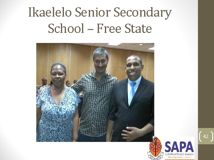 Ikaelelo Senior Secondary School – Free State 42 