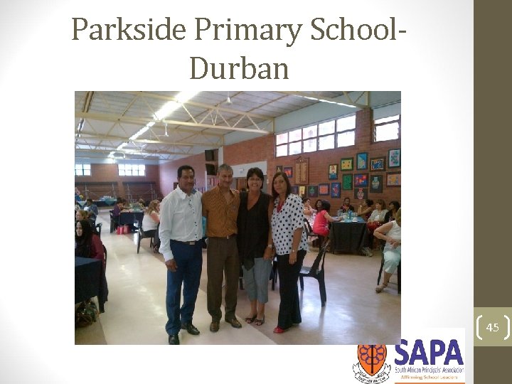Parkside Primary School. Durban 45 