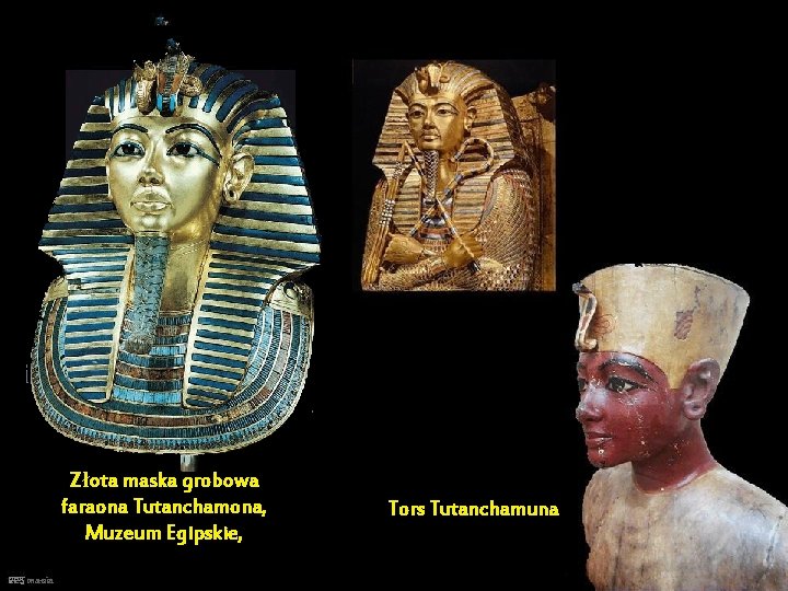 Złota maska grobowa faraona Tutanchamona, Muzeum Egipskie, PPS mania Tors Tutanchamuna 