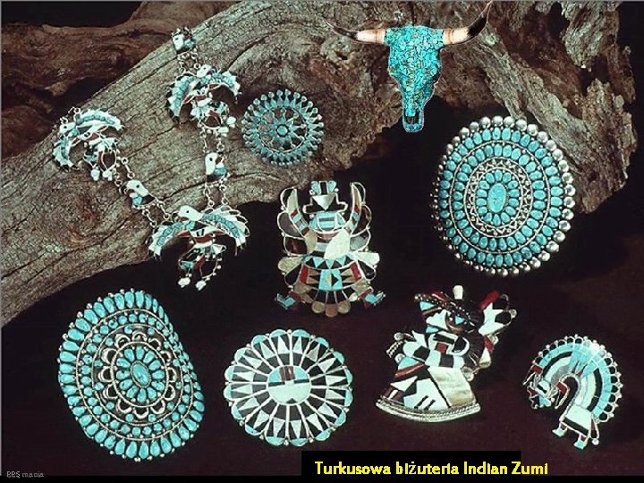 PPS mania Turkusowa biżuteria Indian Zumi 