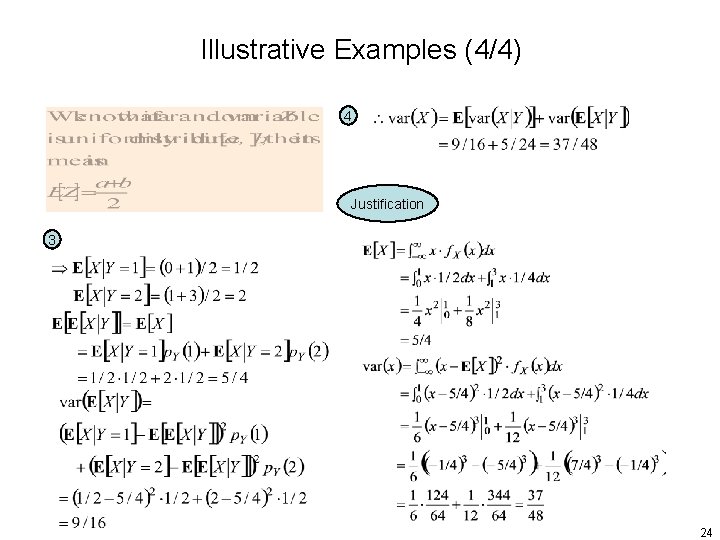 Illustrative Examples (4/4) 4 Justification 3 24 Illustrative Examples (4/4) 4 Justification 3 24