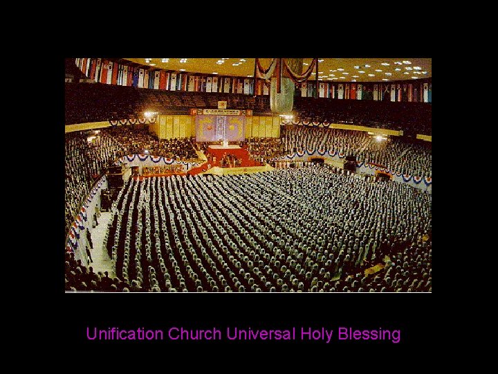 Unification Church Universal Holy Blessing 