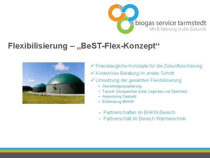 Flexibilisierung – „Be. ST-Flex-Konzept“ ü Praxistaugliche Konzepte für die Zukunftssicherung ü Kostenlose Beratung im