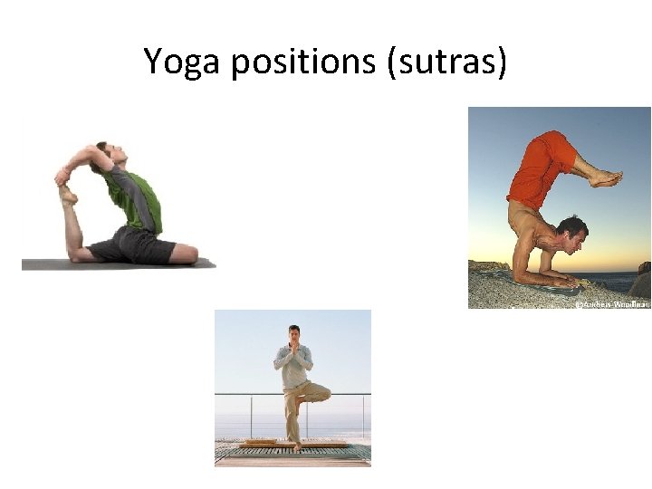 Yoga positions (sutras) 
