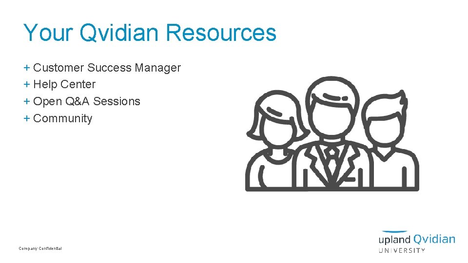 Your Qvidian Resources + Customer Success Manager + Help Center + Open Q&A Sessions