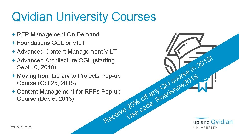 Qvidian University Courses + RFP Management On Demand + Foundations OGL or VILT +
