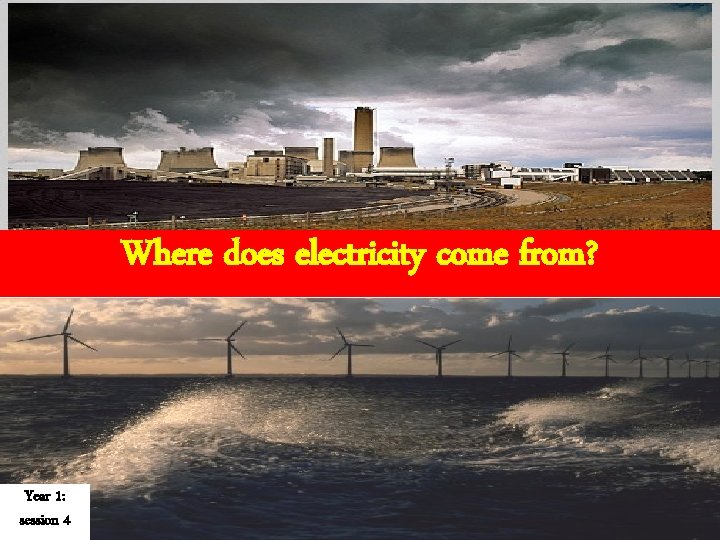 Where does electricity come from? Year 1: session 4 