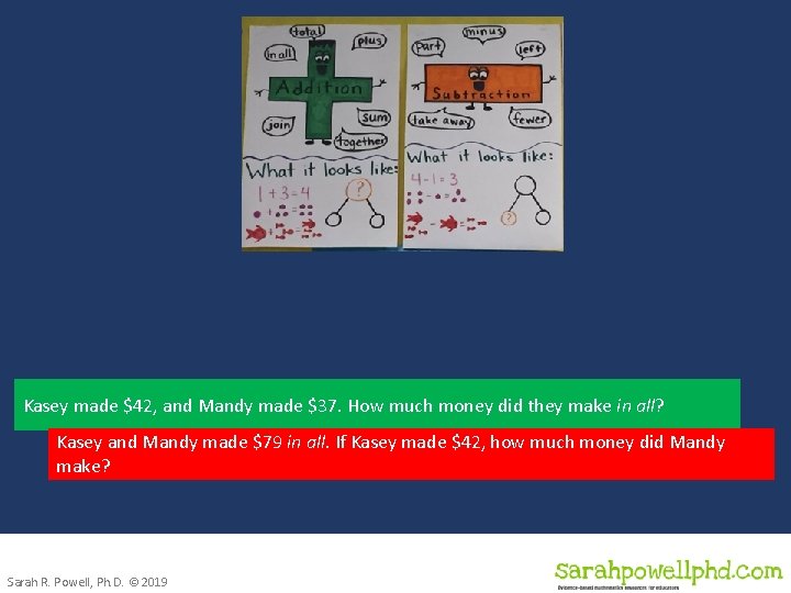 Kasey made $42, and Mandy made $37. How much money did they make in