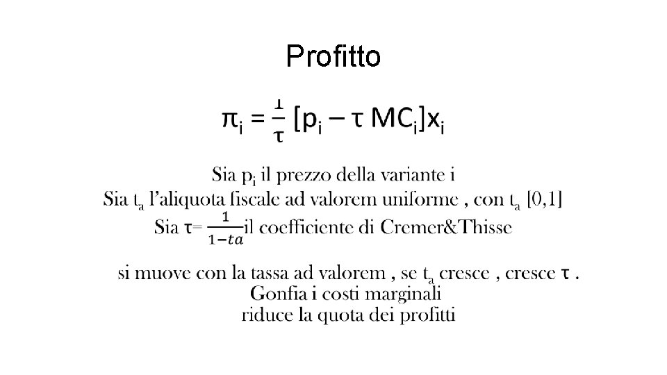 Profitto • 