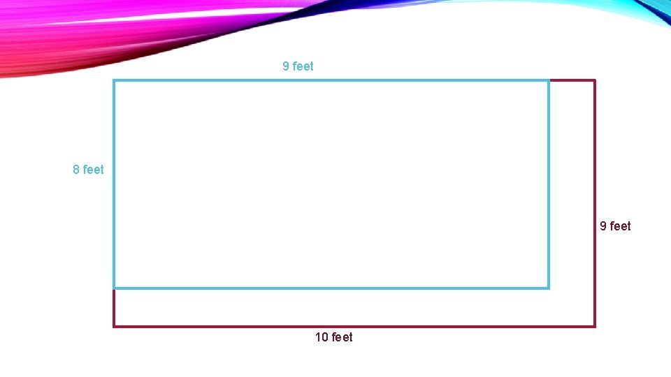 9 feet 8 feet 9 feet 10 feet 