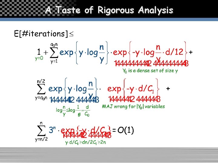 A Taste of Rigorous Analysis 