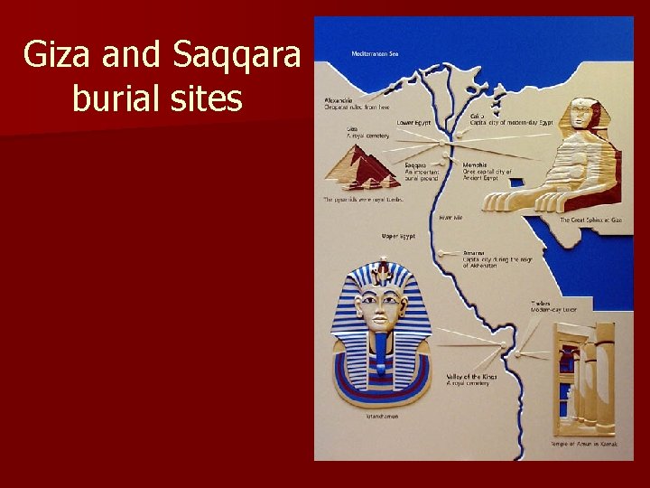 Giza and Saqqara burial sites 