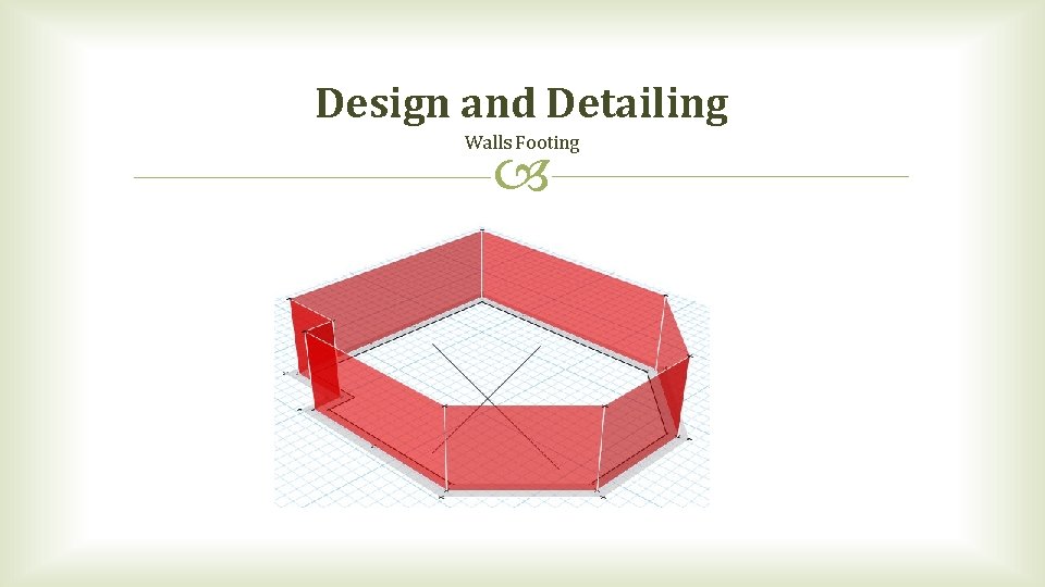 Design and Detailing Walls Footing Design and Detailing Walls Footing