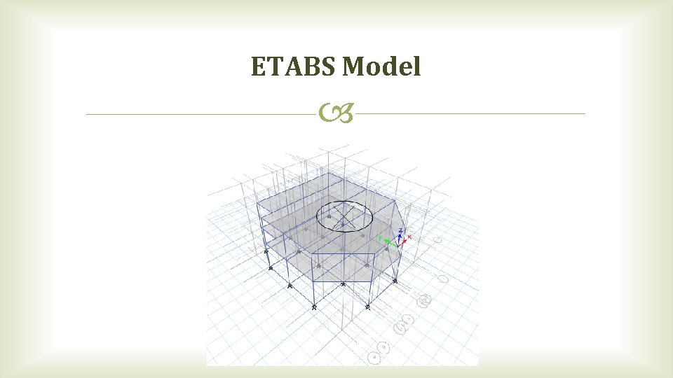 ETABS Model ETABS Model