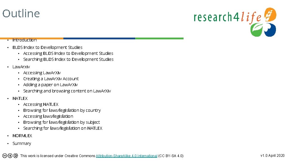 Outline • Introduction • BLDS Index to Development Studies • Accessing BLDS Index to