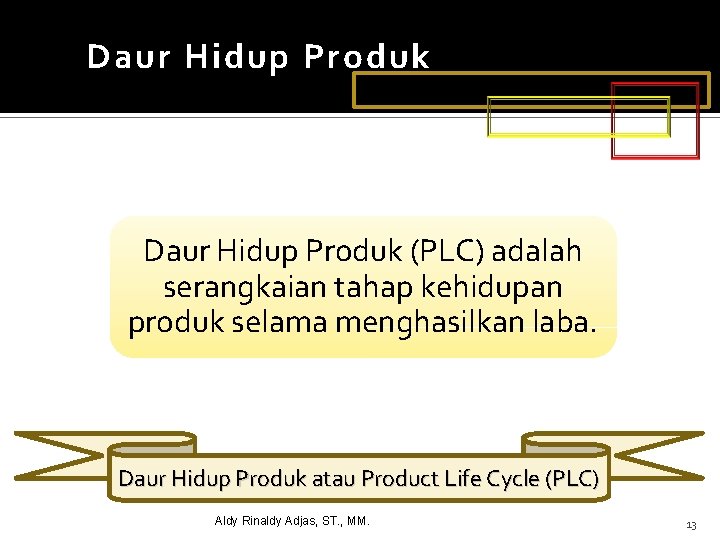 Daur Hidup Produk (PLC) adalah serangkaian tahap kehidupan produk selama menghasilkan laba. Daur Hidup