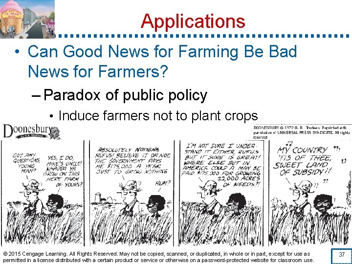 Applications • Can Good News for Farming Be Bad News for Farmers? – Paradox
