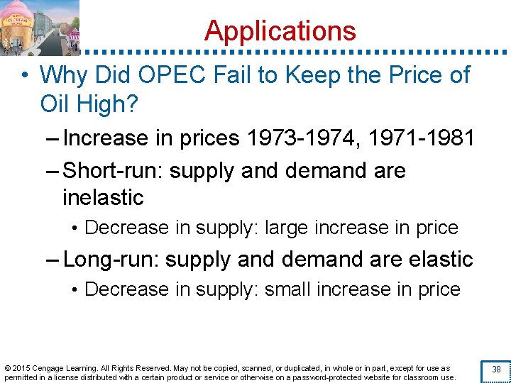 Applications • Why Did OPEC Fail to Keep the Price of Oil High? –