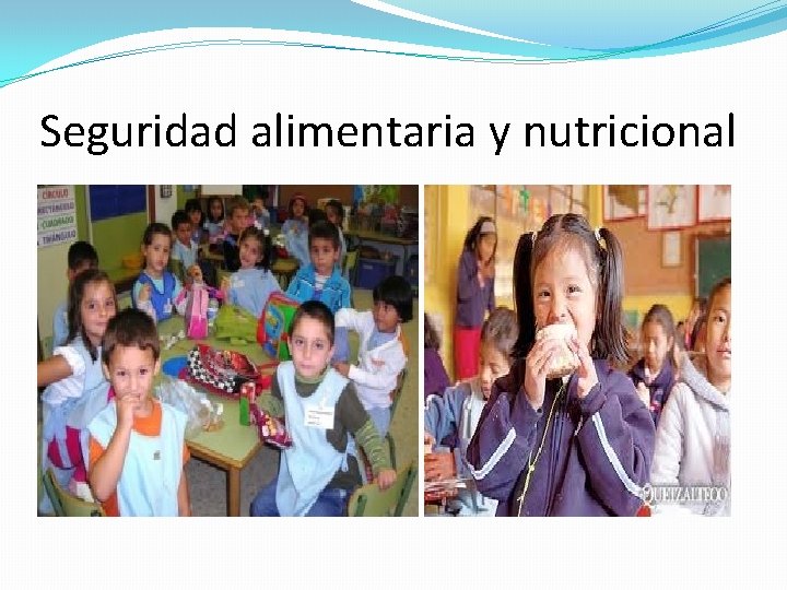 Seguridad alimentaria y nutricional 