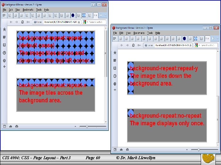 CIS 4004: CSS – Page Layout – Part 3 Page 60 © Dr. Mark