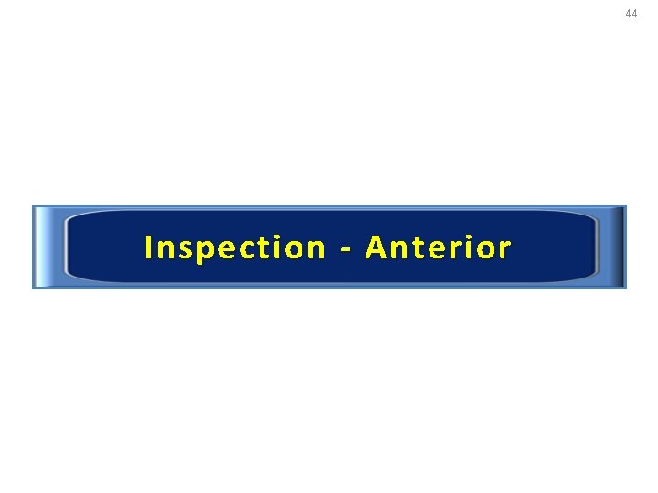 44 Inspection - Anterior 