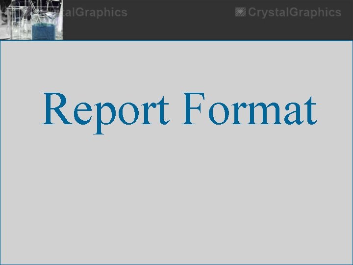 Report Format 