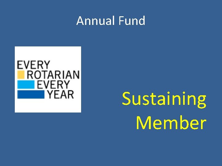 Annual Fund Sustaining Member 