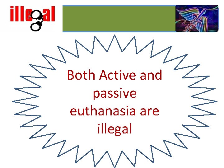 Both Active and passive euthanasia are illegal 