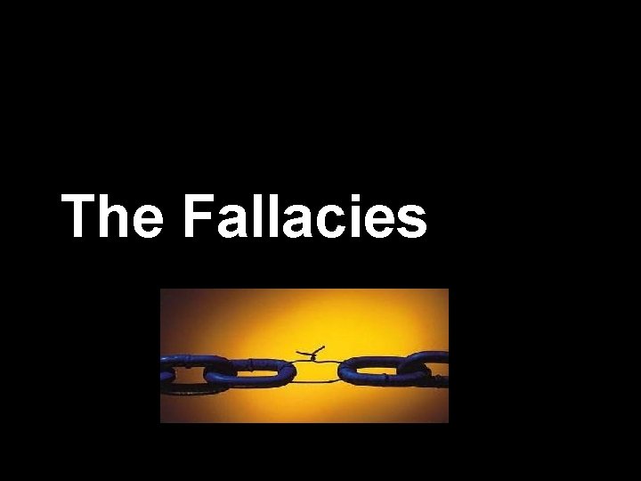 The Fallacies 