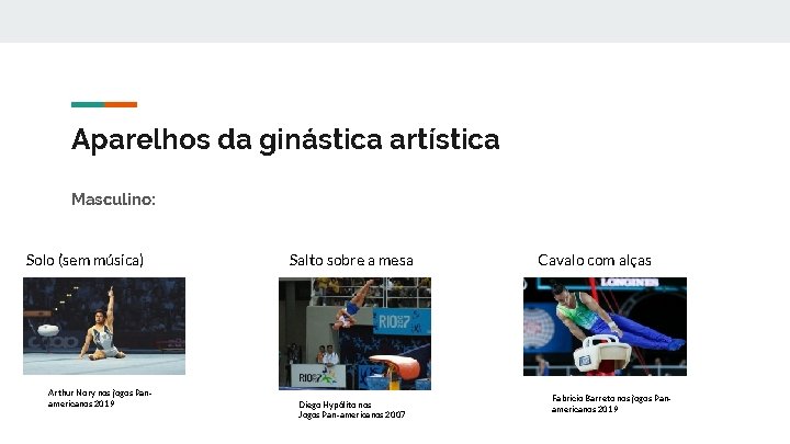 Aparelhos da ginástica artística Masculino: Solo (sem música) Arthur Nory nos jogos Panamericanos 2019