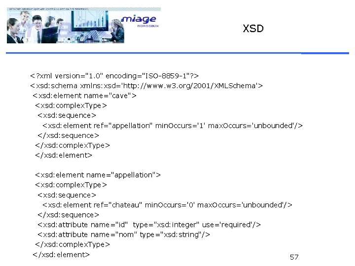 XSD <? xml version="1. 0" encoding="ISO-8859 -1"? > <xsd: schema xmlns: xsd='http: //www. w