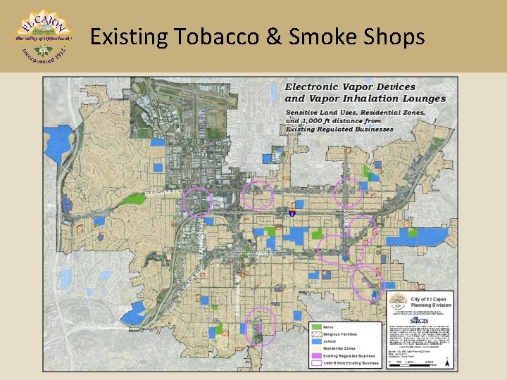 Existing Tobacco & Smoke Shops 