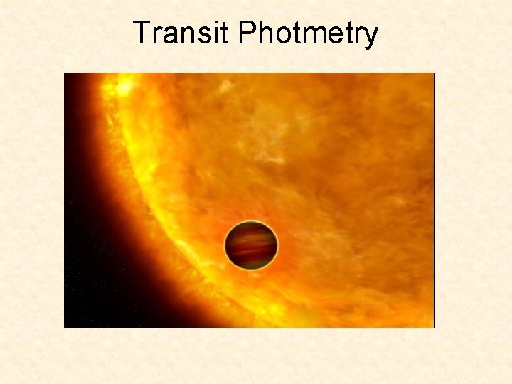 Transit Photmetry 