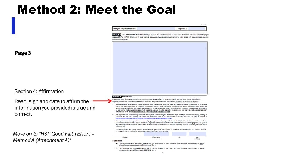 Method 2: Meet the Goal 
