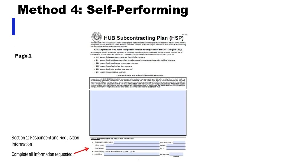 Method 4: Self-Performing 
