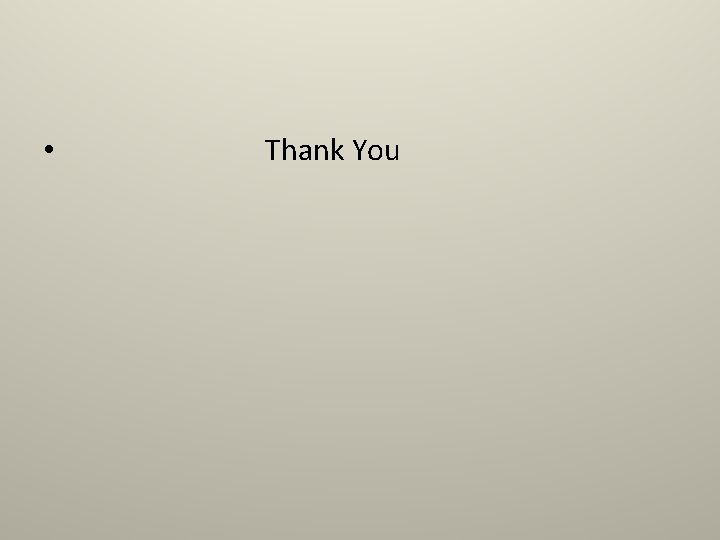  • Thank You 