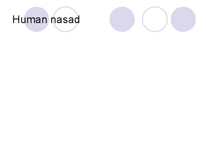 Human nasad 
