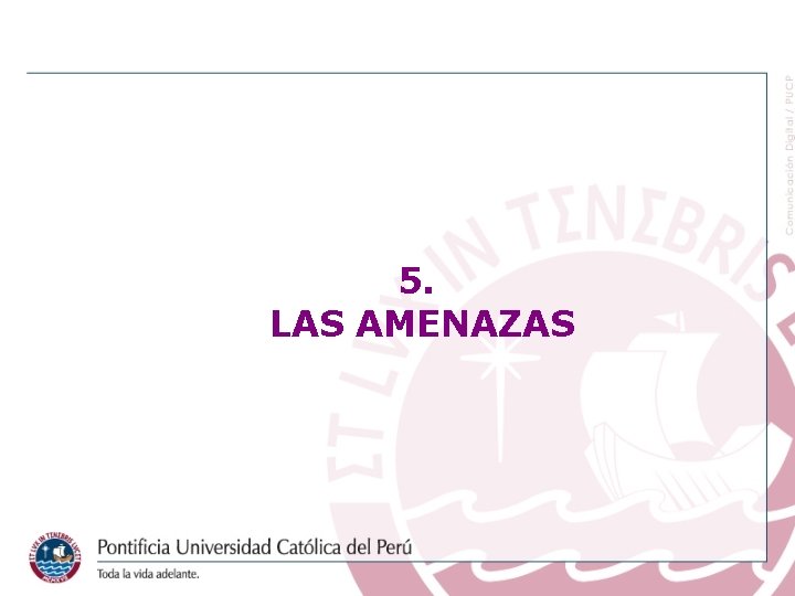 5. LAS AMENAZAS 